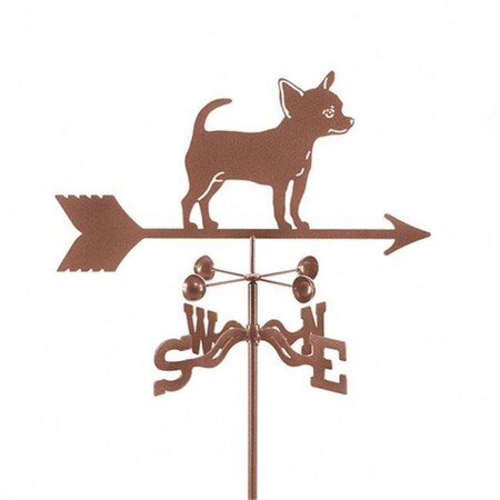 Ez Vane EZ Vane EZ1405-PT Dog Chihuahua Weathervane with Post Mount EZ1405-PT